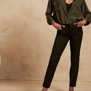 Black Banana Republic Hampton Fit Pants